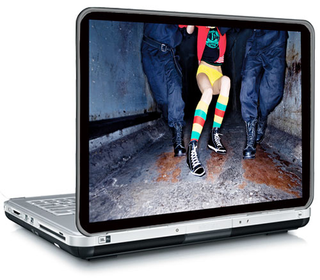 Illustration for article titled Tomas Kauneckas Laptop Skins Tell an Illustrated Comic Story